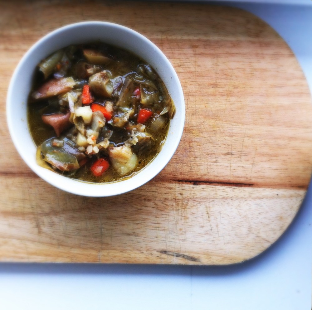 Artichoke, Leek, and Potato Soup